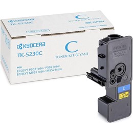 TK-5230C Kyocera Cyan Toner Cartridge ca 2.200 sidor