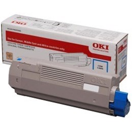 OKI Cyan Toner Cartridge ca 6000 sidor