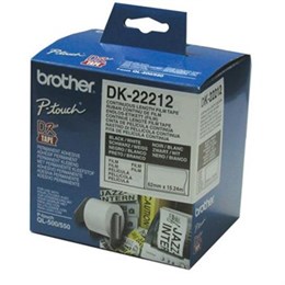 Brother labels 62mmx15,24m white paper
