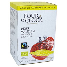 Four O'Clock Vanilla Pear Green tea & Rooibos 6-pack