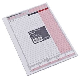 Bokningsorder A4 50 blad