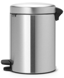 Pedalhink Brabantia matt stål 5L