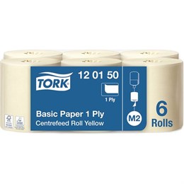 Tork Torkrulle Basic M2 gul 300m 6st/fp