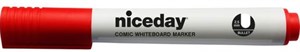 WB-penna Niceday rund spets röd