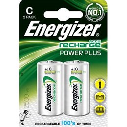 Batteri Energizer Laddningsbart C 2st/fp
