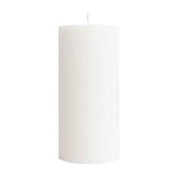 Blockljus 15x7cm Stearin Vit