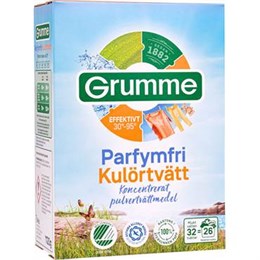 Tvättmedel Kulör oparfymerad Grumme 1,12 Kg