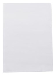Plastmapp A4, Präglad 0,12 Transparent 10st/Fp