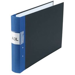 Gaffelpärm A3L Blå