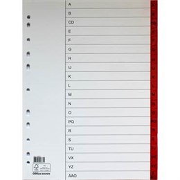 Register flikförstärkt A4 A-Ö