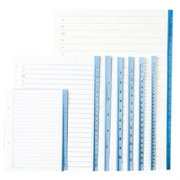 Pärmregister papper A4 1-5