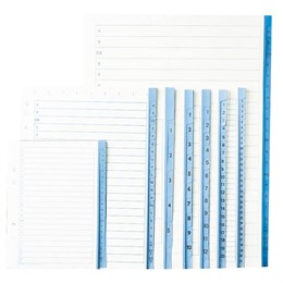 Pärmregister papper A4 1-12