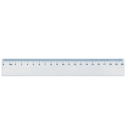 Linjal Niceday Plast 20 cm