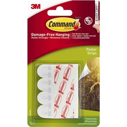 Affischstrips command 12 st/fp