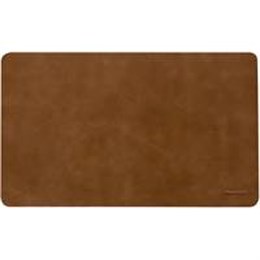 Skrivbordsunderlägg Dbramate läder 50x30 cm brun