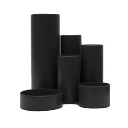 Pennställ Tidy Tubes svart