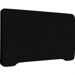 Lintex bordsskärm Edge 140 x 40 cm svart