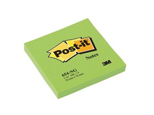 Post-it 654 76x76 cm Neongrön 6-pack
