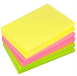 Notis Sticky Notes 75x125mm neon 6st/fp