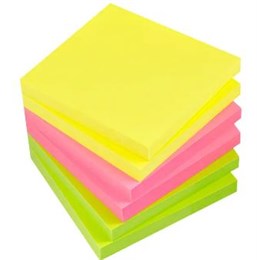 Notis Info Power 75x75 mm neon 6-pack
