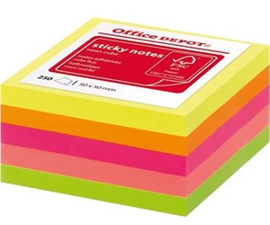 Notiskub Mini 50x50mm neon