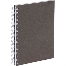 Bok Bigso A5 olinjerad canvas brun