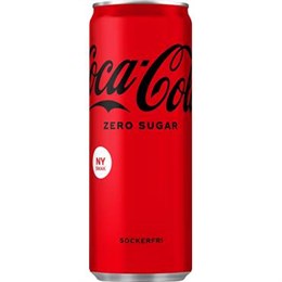 Coca-Cola Burk Zero 33cl inkl. pant