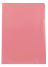 Plastmapp A4, Präglad 0,12 Röd 100st/fp