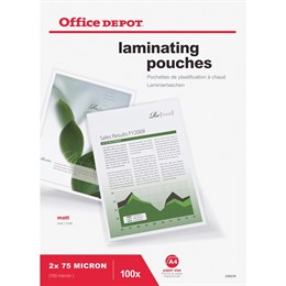 Laminat A4 Matt 75 mic 100/fp