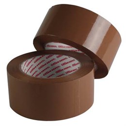 Packtejp PVC HD 50m x 66mm Brun