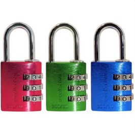 Hänglås kombination 3-pack 30 mm