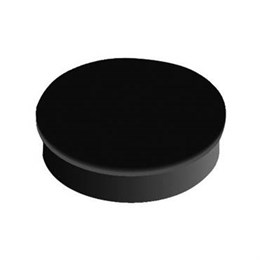 Magnet rund 30mm svart 10st/fp