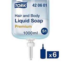 Tork Hair and Body Flytande Tvål, S1 1L