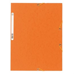 Snoddmapp A4 3-klaff orange