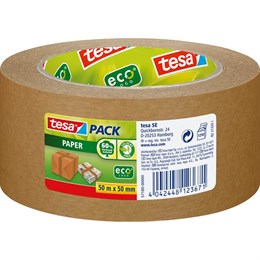 Packtejp ecoLogo Tesa 50mm x 50m Papper