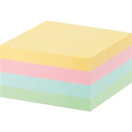 Notiskub 76x76 pastell