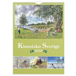 Väggkalender Klassiska Sverige