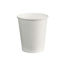 Bägare 18cl papp vit 80st/rör