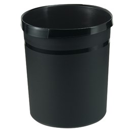 Papperskorg Plast Svart