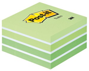 Post-it Kub 76x76mm Grön