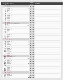 Bordskalender Elegant