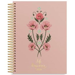 Dagbok Life Organizer Rosa