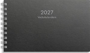 Veckokalendern Eco Line svart