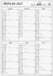 Väggkalender Årsplan