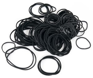 Gummiband Svart 50g/fp