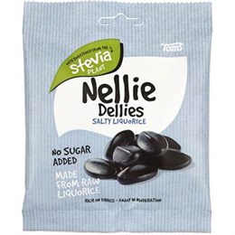 Saltlakrits Nellie dellies utan socker 90 g