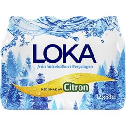 Loka Citron PET 33cl 12-pack inkl. pant