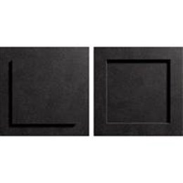 Ljudabsorbent Modern 2-pack svart
