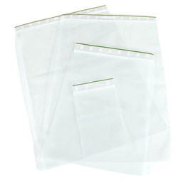 Blixtlåspåse 55 x 65 mm utan skrivfält 100 st/fp