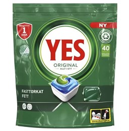 Diskmaskinstabletter YES All in One 40-pack